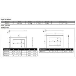 Napoleon GDIX3N-1 Oakville Series Electronic Ignition Direct Vent Gas Fireplace Insert -Natural Gas Fire Place Store gdix3 specs