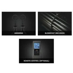 Napoleon GDS50-1NSB Havelock Millivolt Ignition Direct Vent Gas Stove -Natural Gas Fire Place Store gds50 1nsb ls f 01 22 1