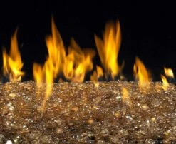 American Fyre Designs 10-Pound Fire Glass Gems, Champagne