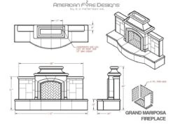 American Fyre Designs Grand Mariposa Outdoor Gas Fireplace 15 American Fyre Designs Grand Mariposa Outdoor Gas Fireplace -Natural Gas Fire Place Store grand mariposa specs