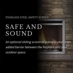 Napoleon GSS36CFNE Riverside Clean Face Outdoor Electronic Ignition Gas Fireplace With Remote And Log Set 17 Napoleon GSS36CFNE Riverside Clean Face Outdoor Electronic Ignition Gas Fireplace With Remote And Log Set -Natural Gas Fire Place Store gss36cfne config feat d 02 22