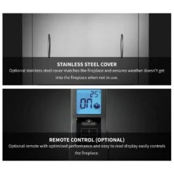 Napoleon GSS36CFNE Riverside Clean Face Outdoor Electronic Ignition Gas Fireplace With Remote And Log Set 18 Napoleon GSS36CFNE Riverside Clean Face Outdoor Electronic Ignition Gas Fireplace With Remote And Log Set -Natural Gas Fire Place Store gss36cfne config feat e 02 22