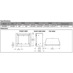 Napoleon GSS36CFNE Riverside Clean Face Outdoor Electronic Ignition Gas Fireplace With Remote And Log Set 19 Napoleon GSS36CFNE Riverside Clean Face Outdoor Electronic Ignition Gas Fireplace With Remote And Log Set -Natural Gas Fire Place Store gss36cfne config spec a 02 22