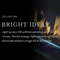 Napoleon GSS48E Galaxy Linear Outdoor Electronic Ignition Gas Fireplace With LED Lighting And Remote -Natural Gas Fire Place Store gss48e ls feat f 02 22