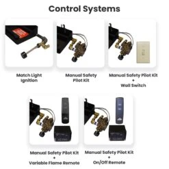 Hargrove Select Vented Gas Log Set With RGA/ANSI Certified Burner (HGHSSAA-EHB-RGA) 7 Hargrove Select Vented Gas Log Set With RGA/ANSI Certified Burner (HGHSSAA-EHB-RGA) -Natural Gas Fire Place Store hargrove driftwood control systems a 11 22 6