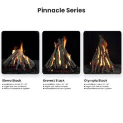 Hargrove Pinnacle Series Mid Everest Stack Vented Gas Log Set With Burner Kit (HGEVSPL-PB) 8 Hargrove Pinnacle Series Mid Everest Stack Vented Gas Log Set With Burner Kit (HGEVSPL-PB) -Natural Gas Fire Place Store hargrove pinnacle series a 11 22