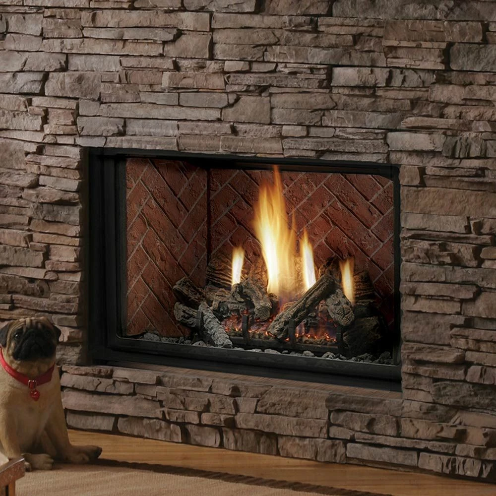 Kingsman HBZDV4224 42-Inch Zero Clearance Dual Burner Direct Vent Gas Fireplace With Log Set 2 Kingsman HBZDV4224 42-Inch Zero Clearance Dual Burner Direct Vent Gas Fireplace With Log Set - Image 2