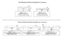 American Fyre Designs Reduced Cordova Outdoor Gas Fireplace -Natural Gas Fire Place Store hearth options c rc