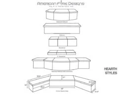 American Fyre Designs Petite Cordova Outdoor Gas Fireplace 13 American Fyre Designs Petite Cordova Outdoor Gas Fireplace -Natural Gas Fire Place Store hearth styles specs 1