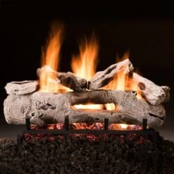 Hargrove Driftwood See-Through Vented Gas Log Set With ANSI Certified Burner (HGDRSST-STB-ANSI)