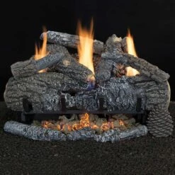 Hargrove ANSI Certified Yukon Char Vent-Free Gas Log Set (HGETYC)