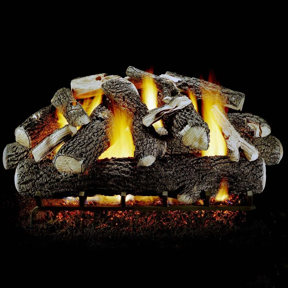 Hargrove Summit Oak Vented Large Gas Log Set With Burner Kit, Natural Gas Only (HGSUS-BBB) 1 Hargrove Summit Oak Vented Large Gas Log Set With Burner Kit, Natural Gas Only (HGSUS-BBB)