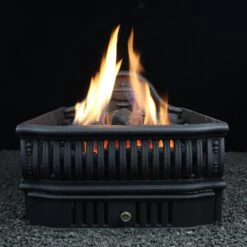 Hargrove ANSI Certified Olde World Basket Vent-Free Gas Log Set With Millivolt Valve, 19-Inch (HGVFCO)