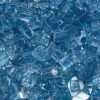 HPC Fire 1/4 Inch Decorative Fire Glass, 10 Pounds, Pacific Blue