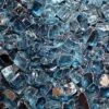 HPC Fire 1/4 Inch Decorative Fire Glass, 10 Pounds, Pacific Blue Reflective