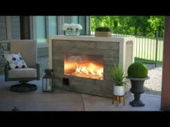 The Outdoor GreatRoom Company RSTL-LIN Linear Ready To Finish See-Through Fireplace -Natural Gas Fire Place Store hqdefault 10 8