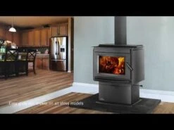 Napoleon S20 Wood Stove With Pedestal -Natural Gas Fire Place Store hqdefault 8 2