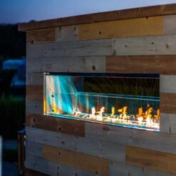 Firegear Kalea Bay Linear See-Through Outdoor Gas Fireplace With LED Lights, 48-Inch -Natural Gas Fire Place Store kalea bay ls8