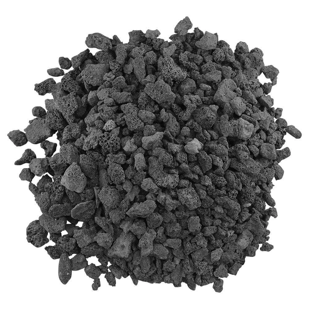 American Fire Glass 40-Pound Black Lava Rock, Medium .5-1 Inch 1 American Fire Glass 40-Pound Black Lava Rock, Medium .5-1 Inch