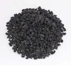 American Fire Glass 10-Pound Black Lava Rock, Small .25-.5 Inch