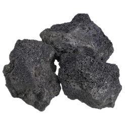 American Fire Glass 20-Pound Black Lava Rock, XXL 4-6 Inch