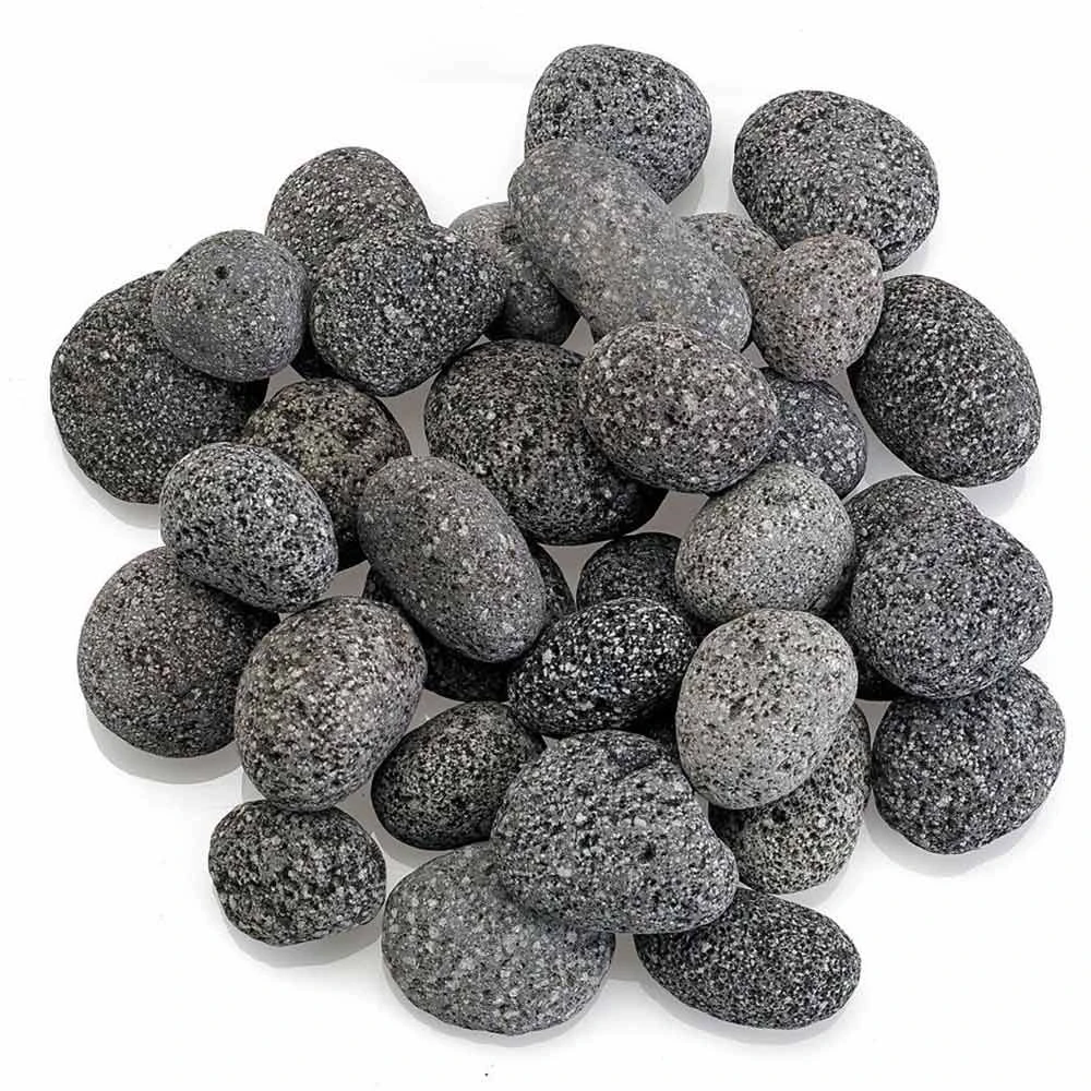 American Fire Glass Gray Lava Stone, 20 Pounds, Small 1/2-1 Inch 1 American Fire Glass Gray Lava Stone, 20 Pounds, Small 1/2-1 Inch