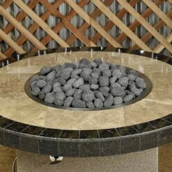 American Fire Glass Gray Lava Stone, 20 Pounds, Extra Large 4-6 Inch -Natural Gas Fire Place Store lavast xl 20 c 08 21