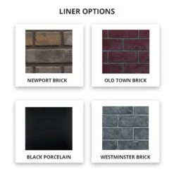 Napoleon GDI3N-1 Oakville Series Millivolt Ignition Direct Vent Gas Fireplace Insert -Natural Gas Fire Place Store liner options 10 19 1