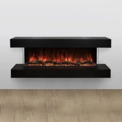 Modern Flames LPM-5616-WMC Landscape Pro Multi 56-Inch Three-Sided Electric Fireplace With Wall Mount Mantel -Natural Gas Fire Place Store lpm 4416 wmc 44lpm esp th wtc lp a 10 20 1