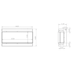 Modern Flames RS-2621 RedStone 26-Inch Built-In Electric Fireplace -Natural Gas Fire Place Store lpm4416 specs 03 20