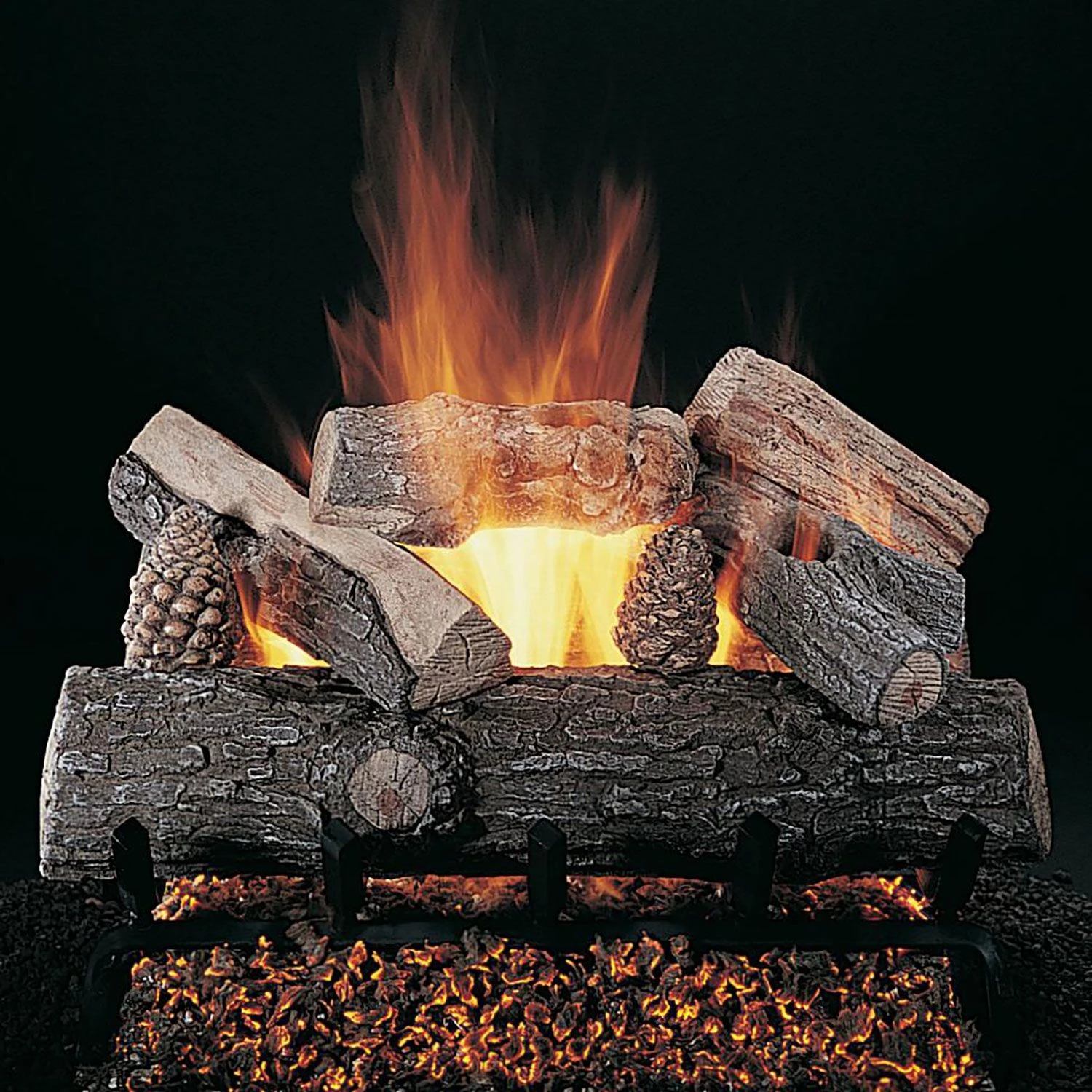 Rasmussen SS-LS-Kit Lone Star Series Stainless Steel Fireplace Log Set 1 Rasmussen SS-LS-Kit Lone Star Series Stainless Steel Fireplace Log Set