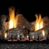 Empire White Mountain Hearth LSxxRS-Kit Refractory Sassafrass Complete Fireplace Log Set