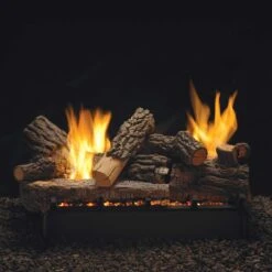 Empire White Mountain Hearth LSUxxRR Refractory Rock Creek Double Sided Gas Logs Only -Natural Gas Fire Place Store lsu24rr rock creek opposite view 1 2