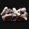 Empire White Mountain Hearth LSxxCBV-Kit Birch Vented Burncrete Complete Fireplace Log Set