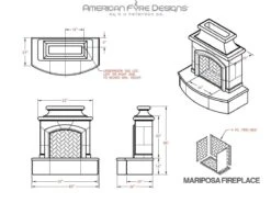 American Fyre Designs Mariposa Outdoor Gas Fireplace 17 American Fyre Designs Mariposa Outdoor Gas Fireplace -Natural Gas Fire Place Store mariposa specs