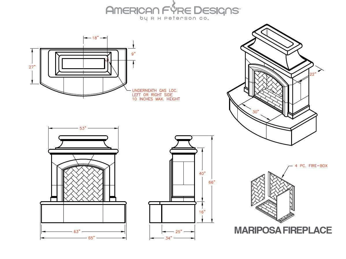American Fyre Designs Mariposa Outdoor Gas Fireplace 9 American Fyre Designs Mariposa Outdoor Gas Fireplace - Image 9