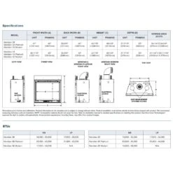 Majestic Meridian Platinum 36-Inch Direct Vent Gas Fireplace -Natural Gas Fire Place Store mer36p config c 08 23