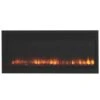 Superior MPE-x5S Built-In Linear Electric Fireplace With Smoked Crystal Ember Bed