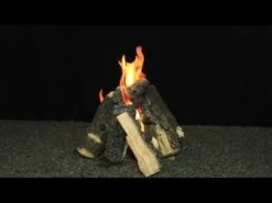 Hargrove Kiva Vented Gas Log Set With Burner Kit And Match Light Ignition, 10-Inch, Natural Gas (HGKIS1005AA) -Natural Gas Fire Place Store nDfubTDzvK0 5