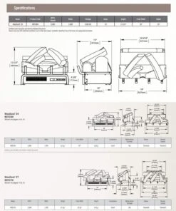 Napoleon NEFIxxH Woodland Electric Fireplace Log Set -Natural Gas Fire Place Store nefi specs
