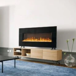 Napoleon NEFL50HF-BT Harsten 50-Inch Wall Mount Or Standalone Electric Fireplace With Bluetooth Speakers