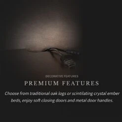 Napoleon NEFP30-3820AW Charlotte Electric Fireplace TV Stand With 30-Inch Cineview Firebox -Natural Gas Fire Place Store nefp30 3820aw feat c 02 22