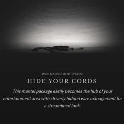 Napoleon NEFP30-3820AW Charlotte Electric Fireplace TV Stand With 30-Inch Cineview Firebox -Natural Gas Fire Place Store nefp30 3820aw feat f 02 22