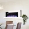 Napoleon NEFP32-5019W-IOT Stylus Cara Elite Wall Mount Electric Fireplace With Remote And Wood Surround