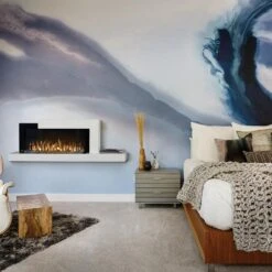 Napoleon NEFP32-5019W-IOT Stylus Cara Elite Wall Mount Electric Fireplace With Remote And Wood Surround -Natural Gas Fire Place Store nefp32 5019w iot c 11 22