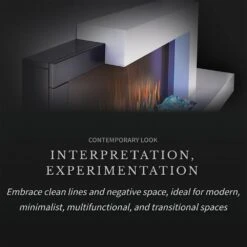 Napoleon NEFP32-5019W-IOT Stylus Cara Elite Wall Mount Electric Fireplace With Remote And Wood Surround -Natural Gas Fire Place Store nefp32 5019w iot g 11 22