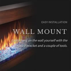 Napoleon NEFP32-5320BW Stylus Steinfeld Wall Mount Electric Fireplace With Remote And Wood Surround -Natural Gas Fire Place Store nefp32 5320bw feat d 02 22