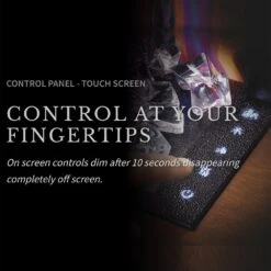 Napoleon NEFP32-5320BW Stylus Steinfeld Wall Mount Electric Fireplace With Remote And Wood Surround -Natural Gas Fire Place Store nefp32 5320bw feat e 02 22