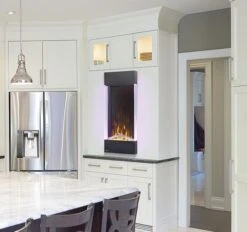 Napoleon NEFVC Allure Series Vertical Wall Mount/Built-In Electric Fireplace -Natural Gas Fire Place Store nefvc38h ls