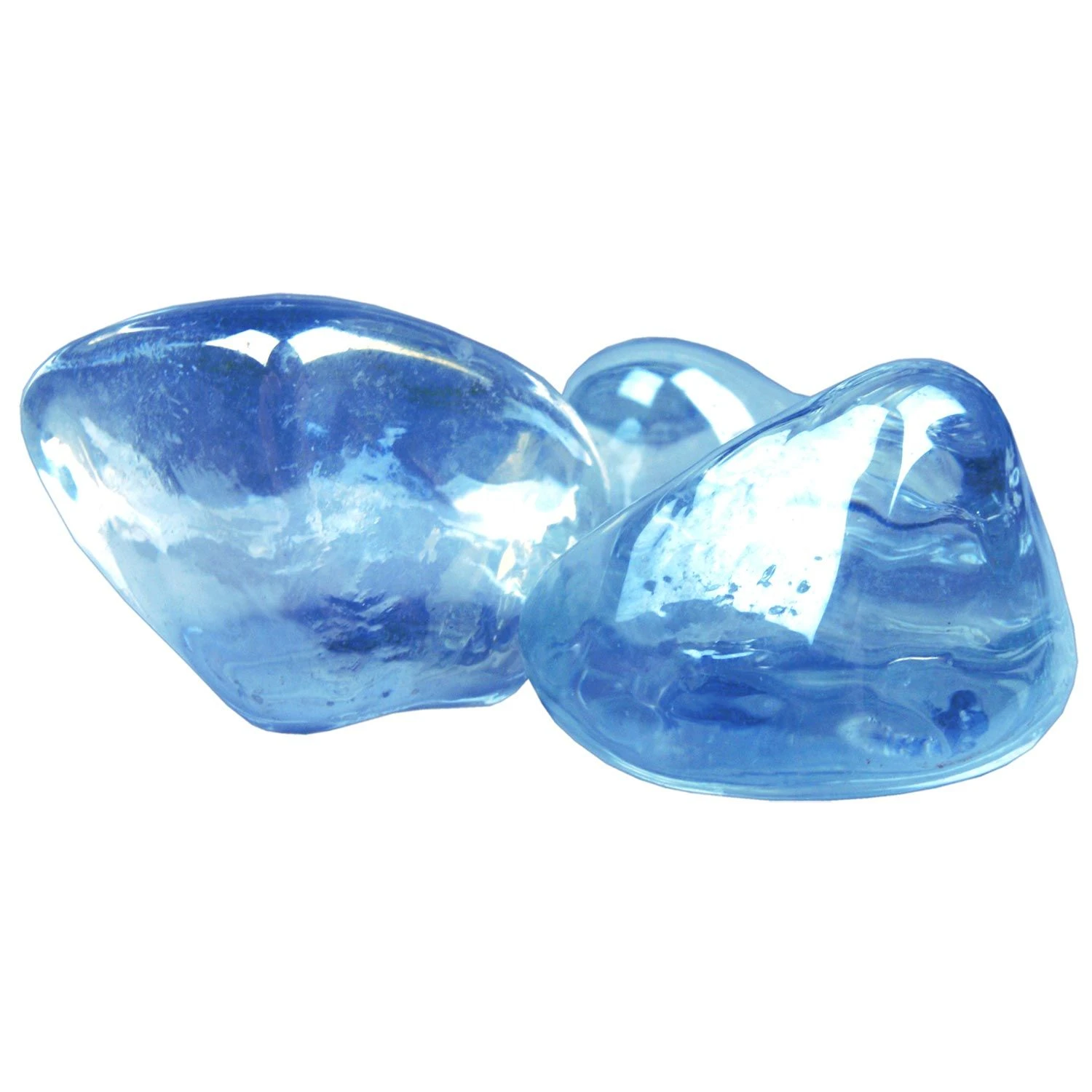 Real Fyre GLD-10-SB Steel Blue Diamond Nuggets, 10 Pounds 2 Real Fyre GLD-10-SB Steel Blue Diamond Nuggets, 10 Pounds - Image 2